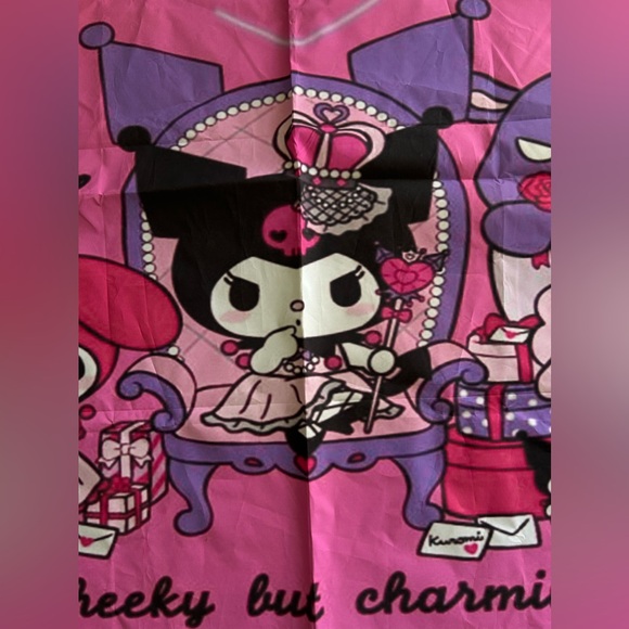 NEW My Melody & Kuromi Birthday Banner Vinyl Back Drop measuring in 5x3ft. - Picture 5 of 6
